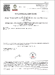 Factory Approval Certificate