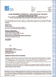Factory Approval Certificate